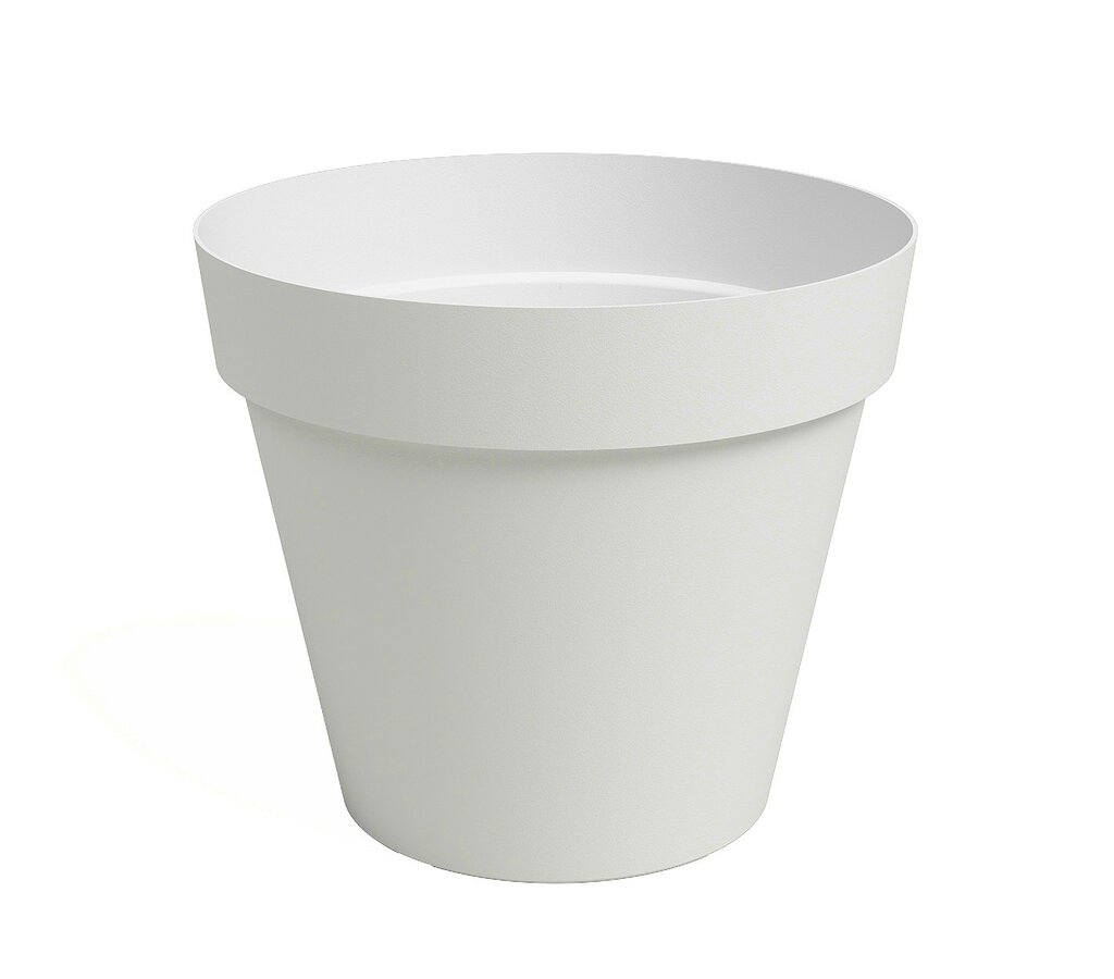 Artevasi Macetero De Plástico Capri Blanco 25cm_0