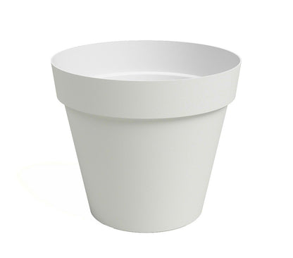 Artevasi Macetero De Plástico Capri Blanco 25cm_0