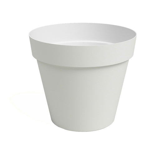 Artevasi Macetero De Plástico Capri Blanco 25cm_0