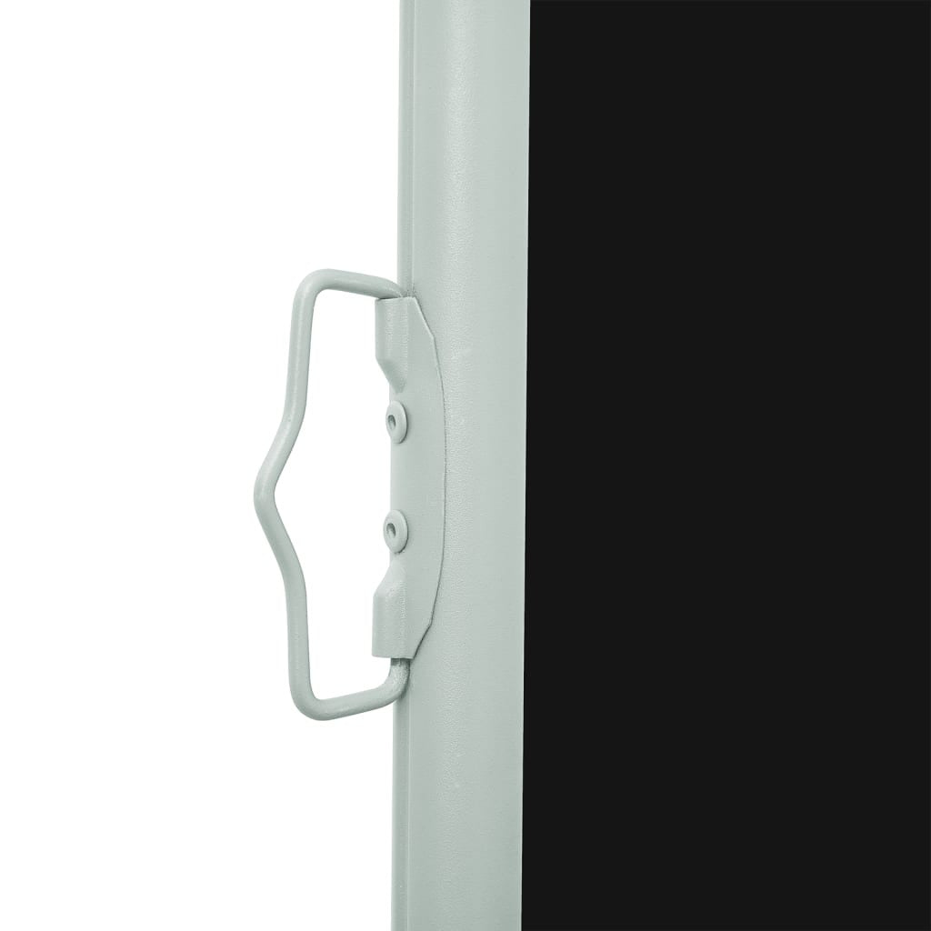 Vidaxl Toldo Lateral Retráctil Para Patio Negro 117x500 Cm_3