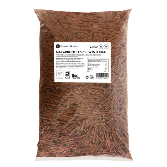 Massa de espelta integral ECO Planeta Huerto 5 Kg