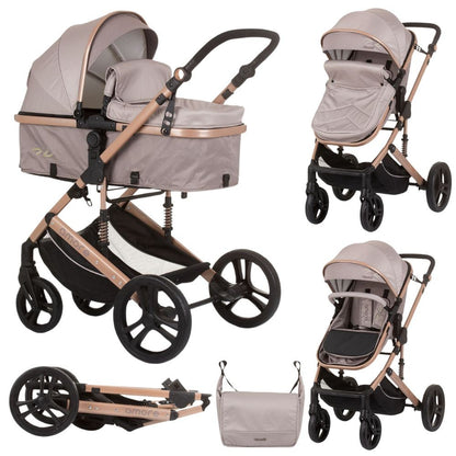 Carrito De Bebé Duo Convertible Amore Hasta 22 Kg Macadamia_0