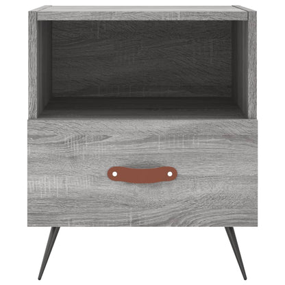 Mesitas Noche 2 Uds Madera Ingeniería Gris Sonoma 40x35x47,5 Cm_4