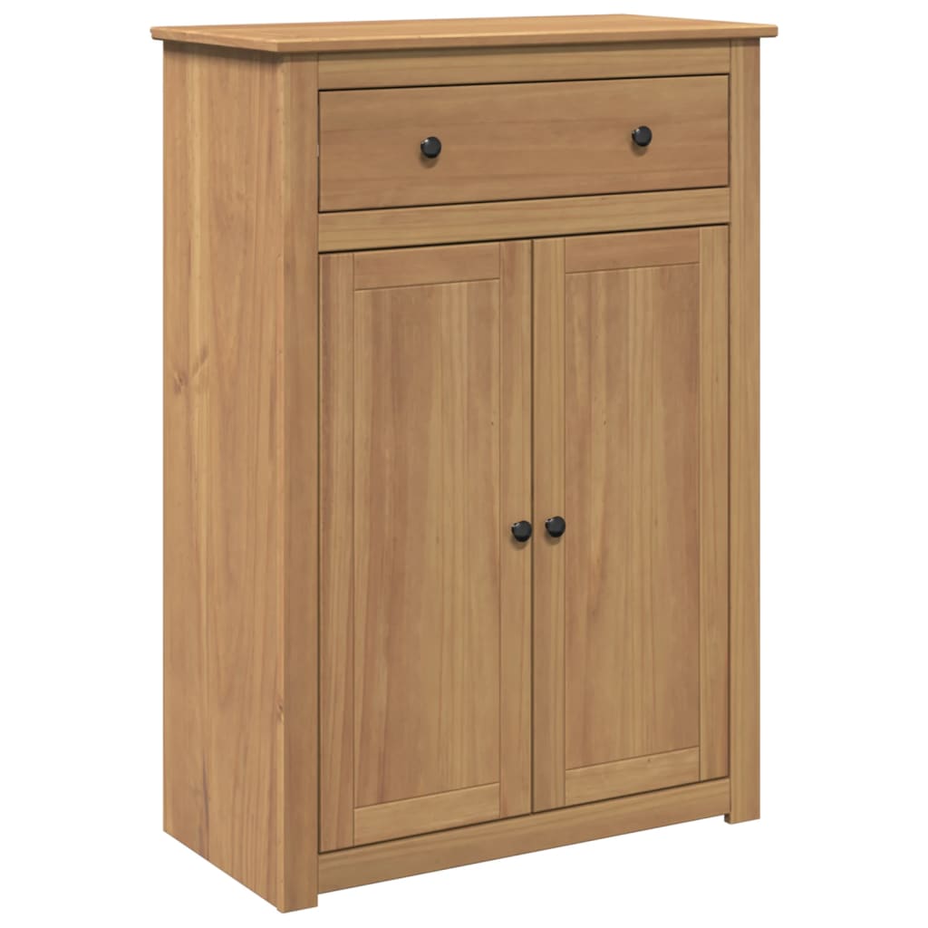 Mueble Zapatero Panama Madera Maciza De Pino 80x40x114 Cm / Vetonek_1