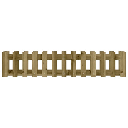 Arriate Elevado Jardín Valla Madera Impregnada Pino 150x30x30cm_4