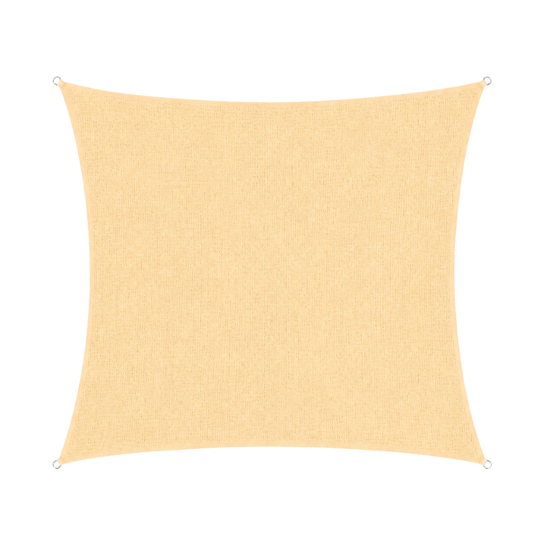 Toldo Vela Permeable Caudrada 3,6x3,6 M Beige Nortene_0
