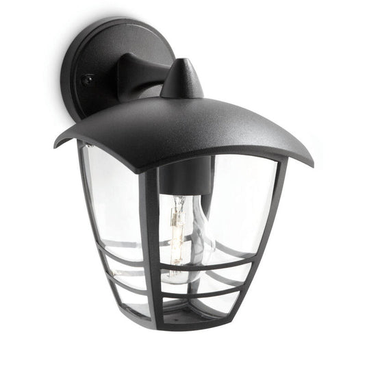 Aplique Exterior Pared Inv. 1x60w Negro Mod. Creek Philips_0