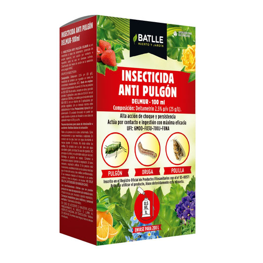 Inseticida Anti-pulgão Concentrado Batlle 100 ml