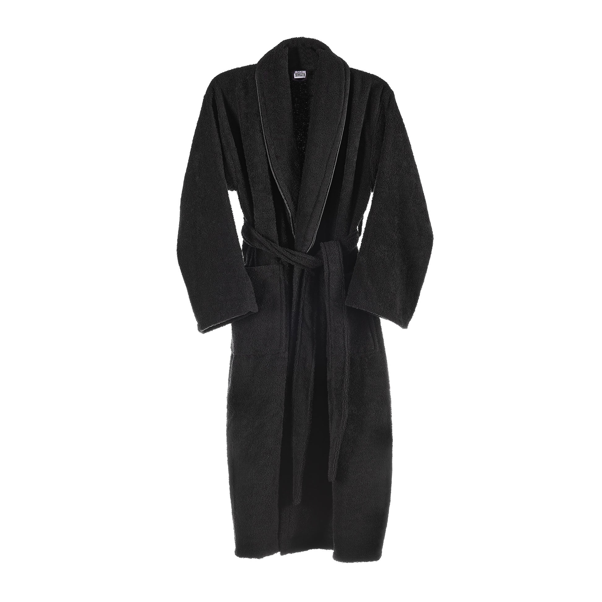 Albornoz S/m 360 Gr/m2 100% Algodón Negro_0
