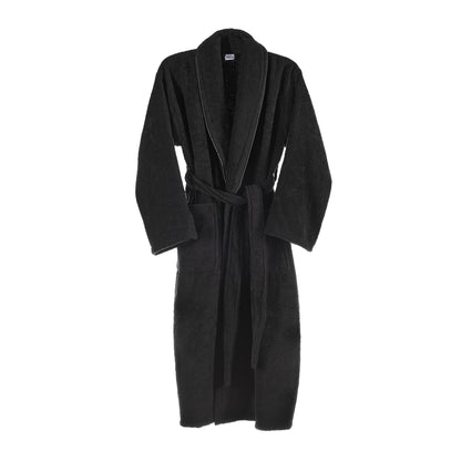 Albornoz L/xl 360 Gr/m2 100% Algodón Negro_0
