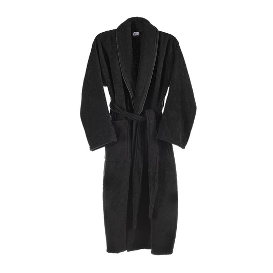 Albornoz L/xl 360 Gr/m2 100% Algodón Negro_0