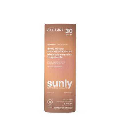 Stick facial com cor Sunly FPS 30 sem fragrância Attitude 20 g