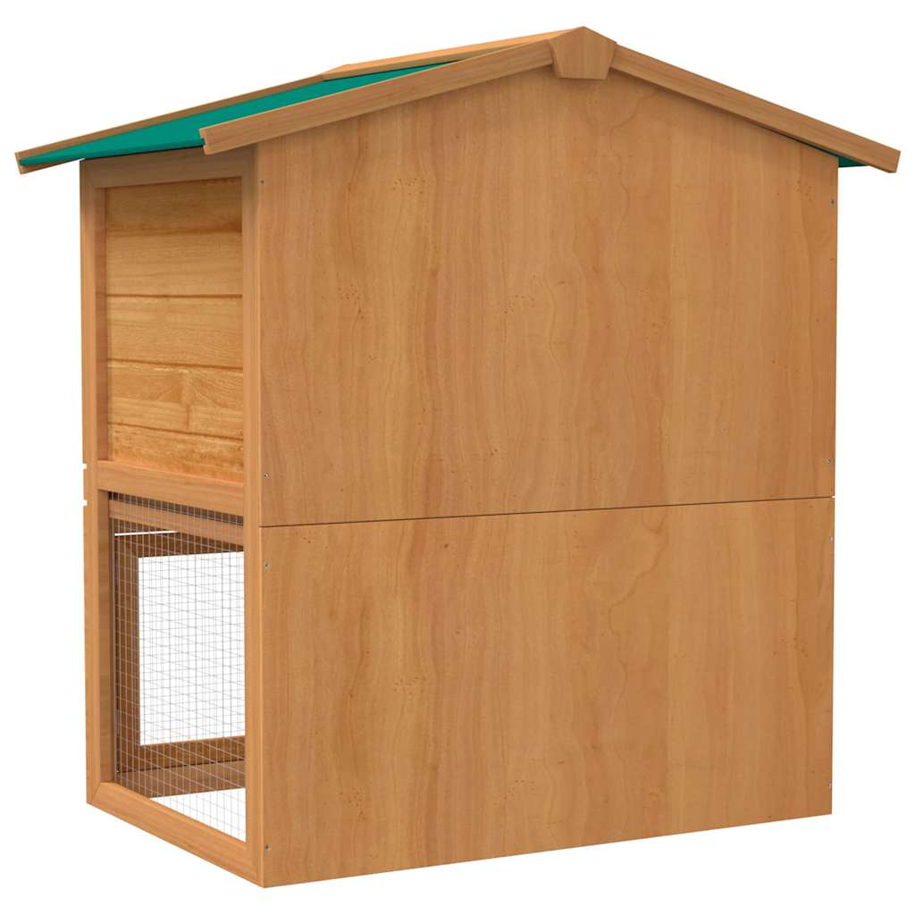 Casa De Animales Pequeños Jaula Conejera 3 Puertas Madera_4