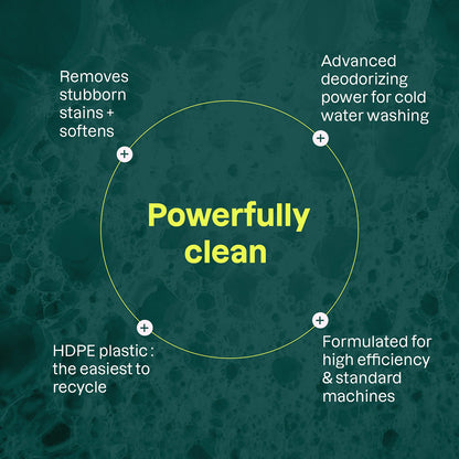 Nature + Technology Detergente e amaciador 2 em 1, Mountain Essence, Attitude, 35 lavagens