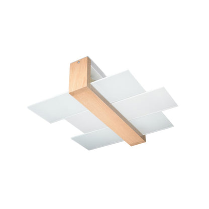 Aplique De Techo De Madera Feniks 2, E27_0