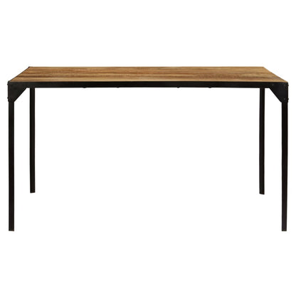 Mesa De Comedor De Madera Maciza De Mango 140x140x76 Cm_1