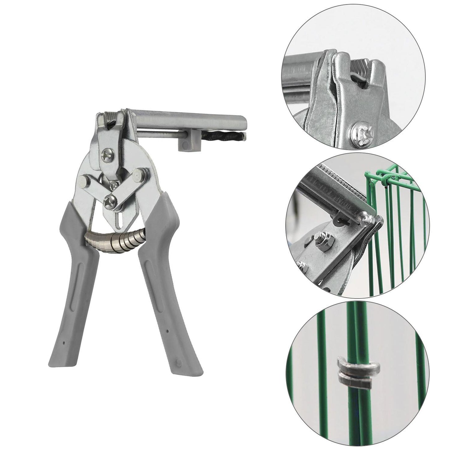 Alicates Para  Mallas / Enrejados / Cercas Con Cargador De 50 Grapas_1
