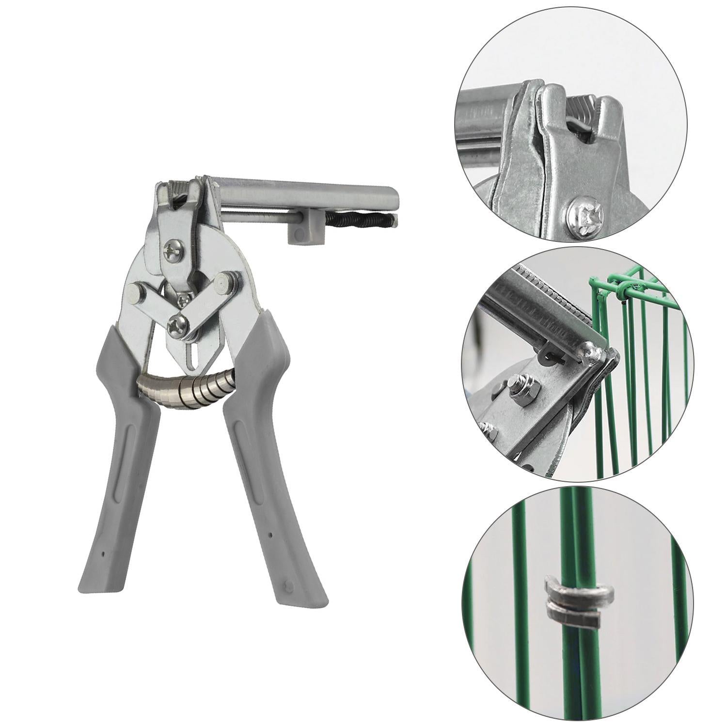 Alicates Para  Mallas / Enrejados / Cercas Con Cargador De 50 Grapas