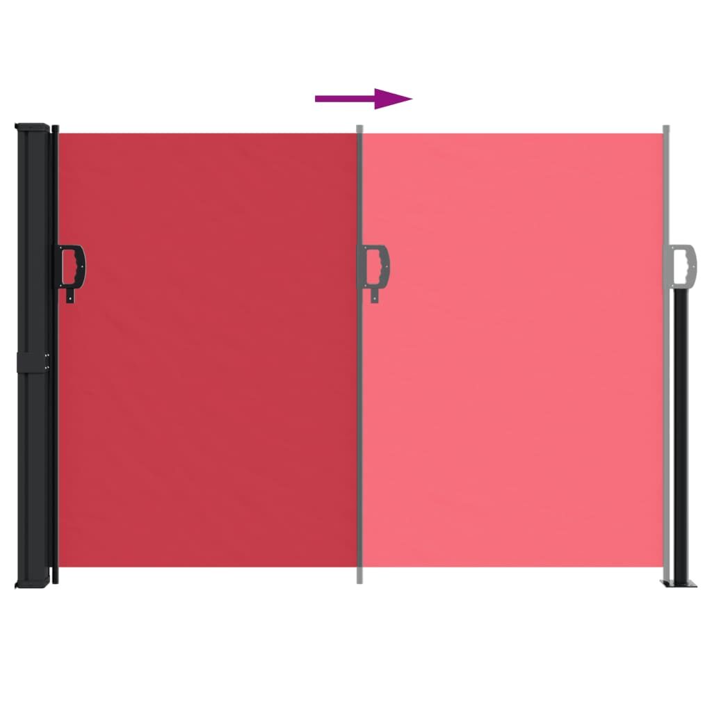 Vidaxl Toldo Lateral Retráctil Rojo 140x500 Cm_4