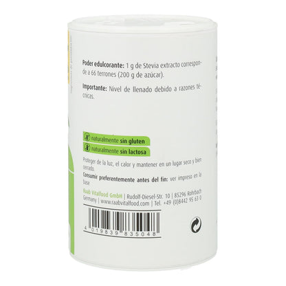 Pó de stévia Raab Premium, 50g