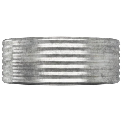 Jardinera Arriate Acero Galvanizado Plata 175x100x36 Cm_3