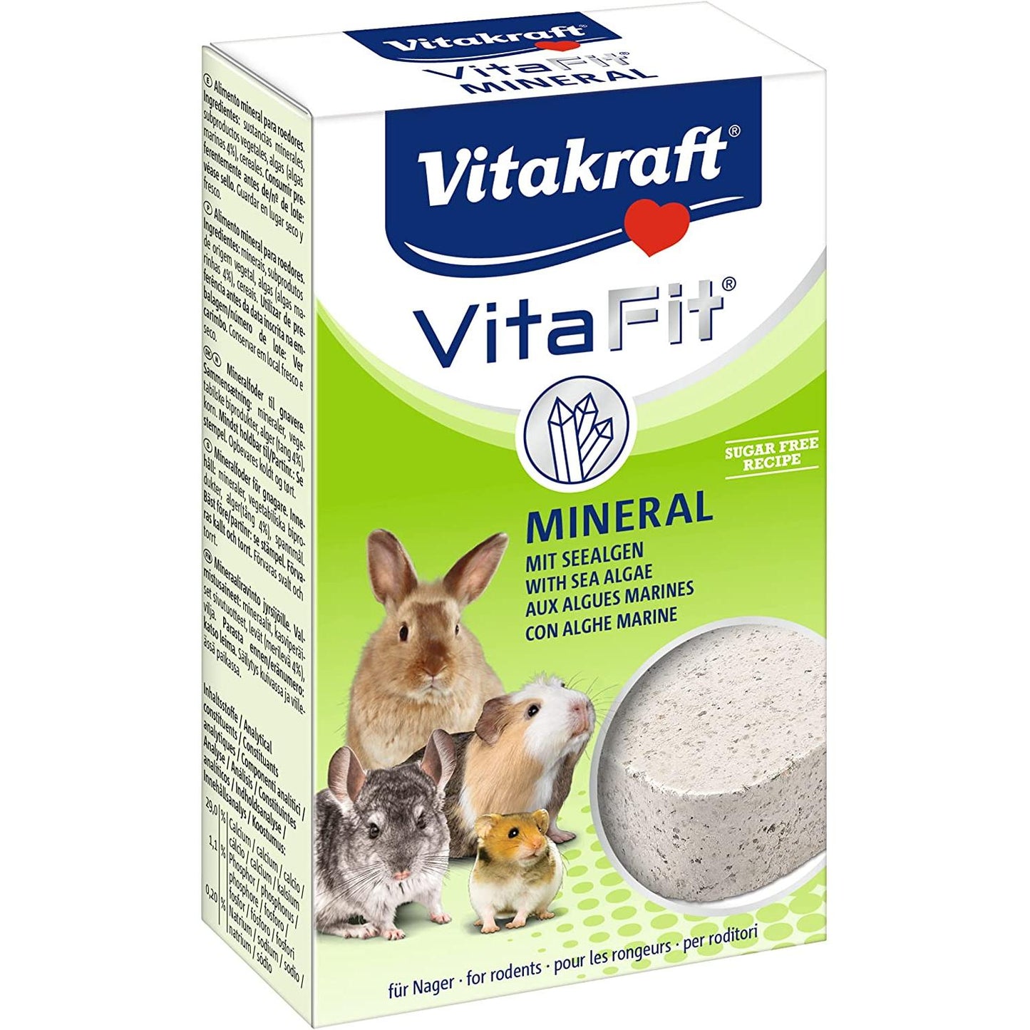 Roedores de Pedra Mineral Vitakraft Vita Fit 170 g