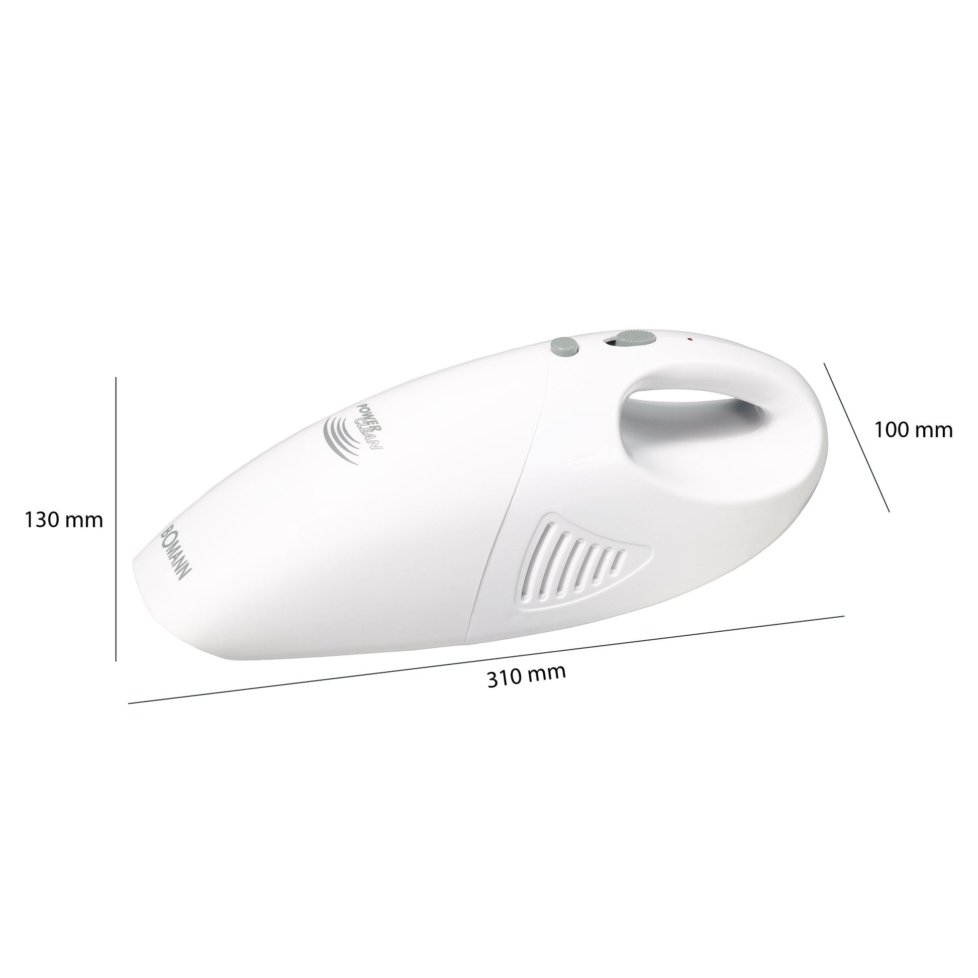 Aspiradora De Mano Sin Cable, Potente, Batería Recargable, Filtro Lavable, Sitios Difíciles Bomann Cb 967, Blanco_4