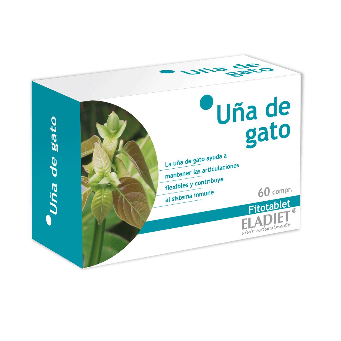 Fitotablet Unha de Gato Eladiet 60 Comprimidos