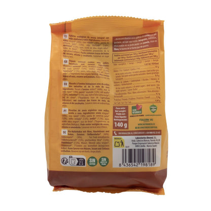 Bolacha de aveia integral com millet, avelãs e coco Bio NaturGreen 140 g