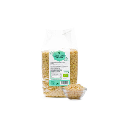 Arroz integral de grão longo ECO Planeta Huerto 1 kg