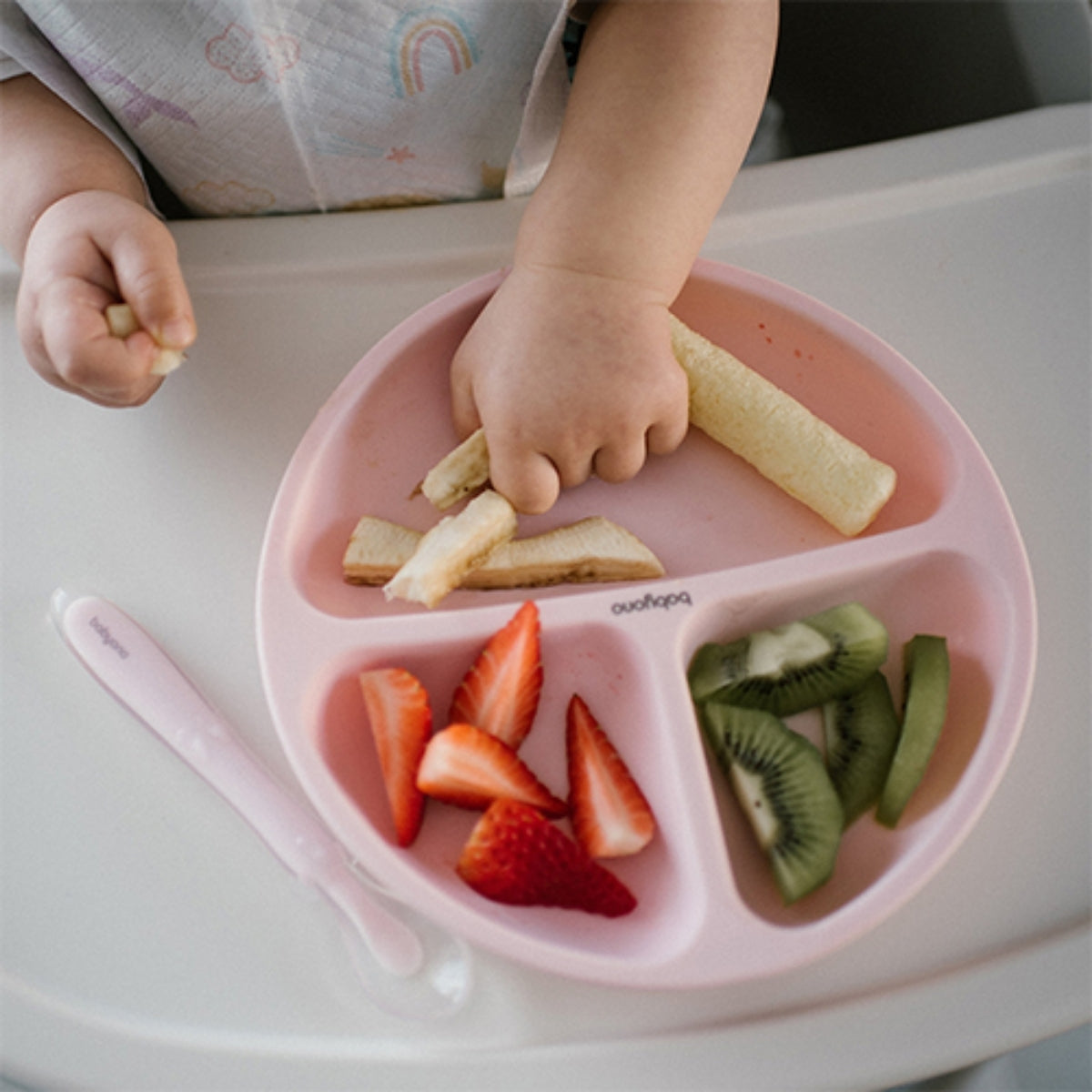 Babyono Plato De Silicona Con Compartimentos Y Ventosa | Orden, Estabilidad Y Más Autonomía En Cada Comida_4