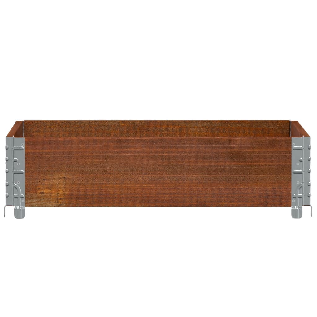 Jardinera De Madera Maciza De Pino Marrón 80x60 Cm_2