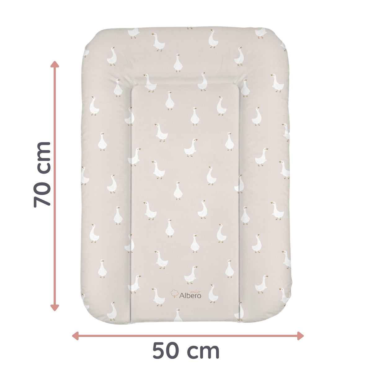 Cotton Color Cambiador Blando Para Comoda 70x50 Albero Mio | Higiene Rápida Y Cambios Sin Complicaciones_2