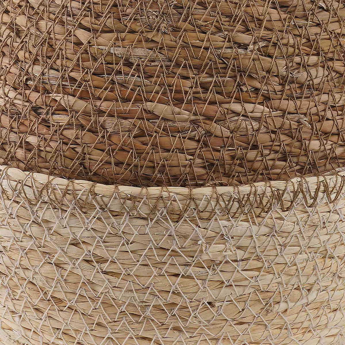 Maceta Con Asas 2 Uds. Blanco Ø 22 X 20 Cm 100% Hierba Marina_4
