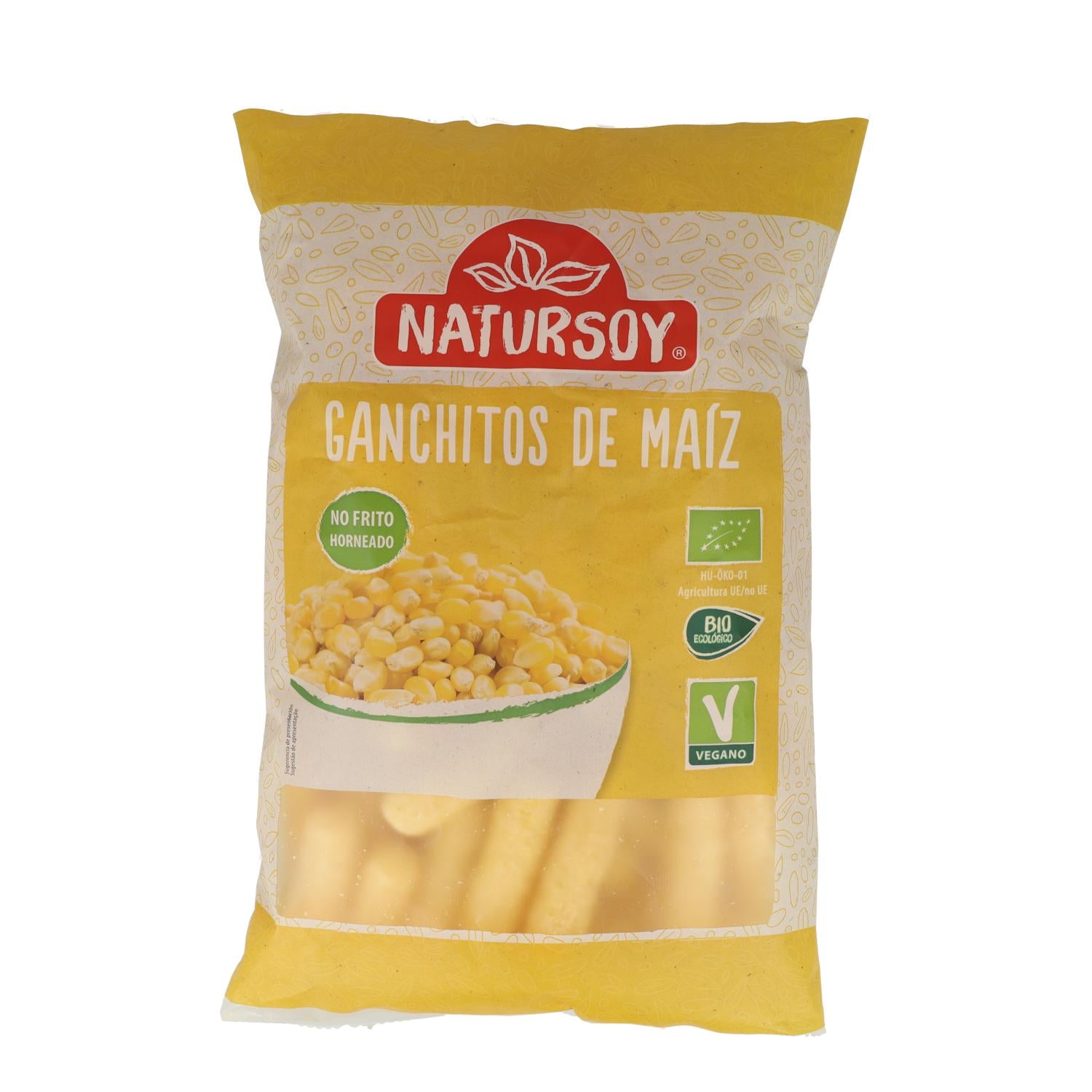 Bolachas de milho biológico, 75 g. Natursoy
