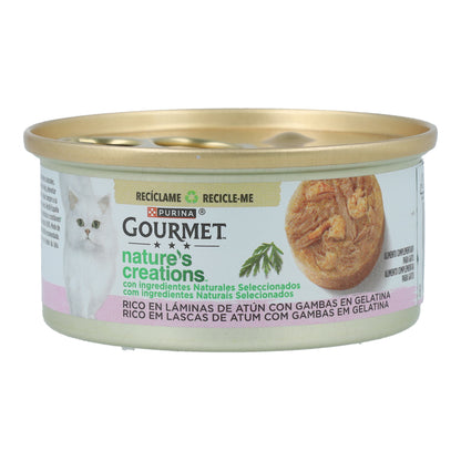 GOURMET Nature's Creations Rico em Flocos de Atum com Camarão em Gelatina 70 g
