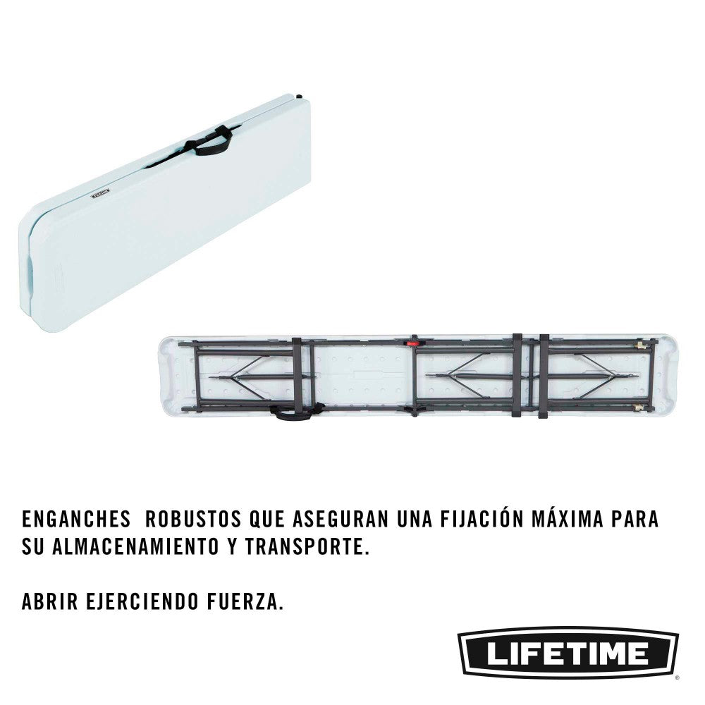 Banco Plegable Ultrarresistente 454 Kg Lifetime 183x29x42 Cm Uv100_1