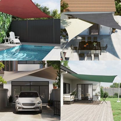 Toldo De Vela Triangular Tela Oxford Azul 2,5x2,5x3,5 M_1