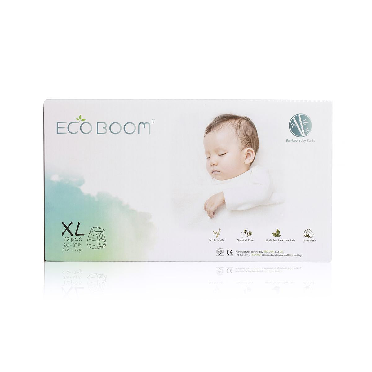 Calças de bambu Ecoboom XL 72 unidades