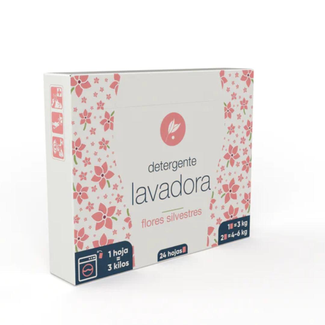 Detergente para máquina de lavar roupa Neletab Wildflower Sheet 24 unid.