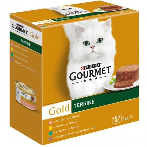 Pote sortido GOURMET GOLD Multipack (8 x 85 g)