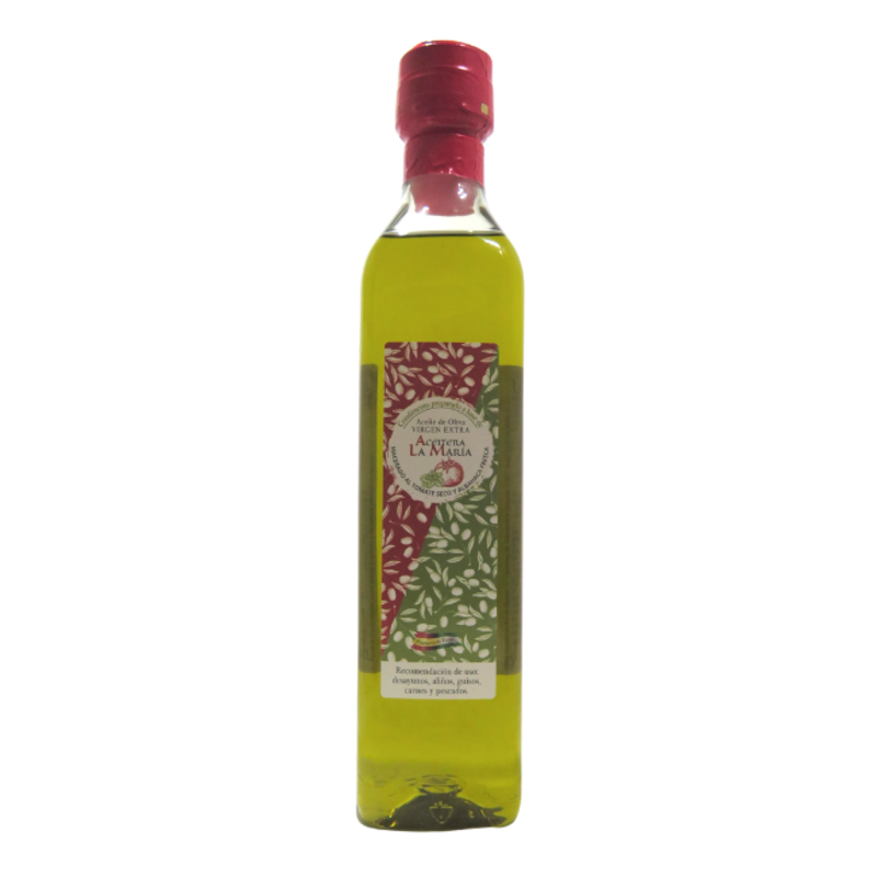 Aceite De Oliva Virgen Extra Macerado Al Tomate Seco Y Albahaca 50 Cl Pet_0