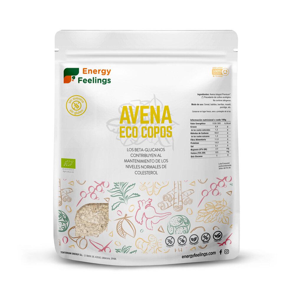 Flocos de aveia sem glúten Energy Feelings ECO 1 kg