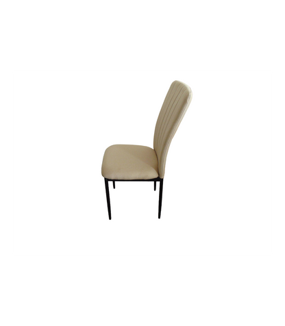 Pack De 4 Sillas Md-trenton Tapizadas En Tejido Beige Arena, 100cm(alto) 36cm(ancho) 55cm(_2