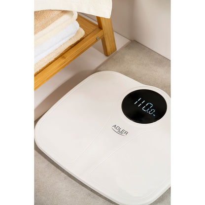 Báscula De Baño Digital, Alta Precisión 180kg, Pantalla Led Apagado Automático, Antideslizante, Briebe, Sc1124w, Blanco_3