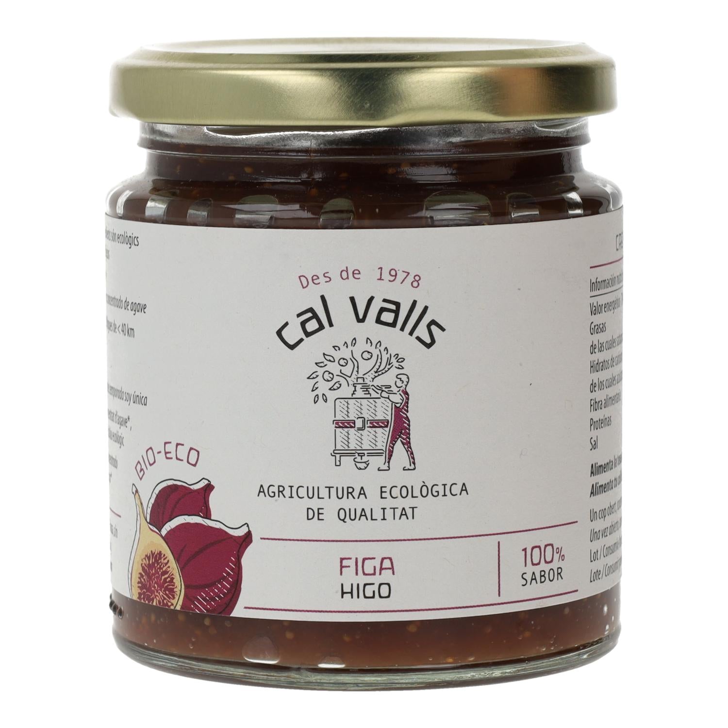 Mermelada higo ECO Cal Valls, 240 g