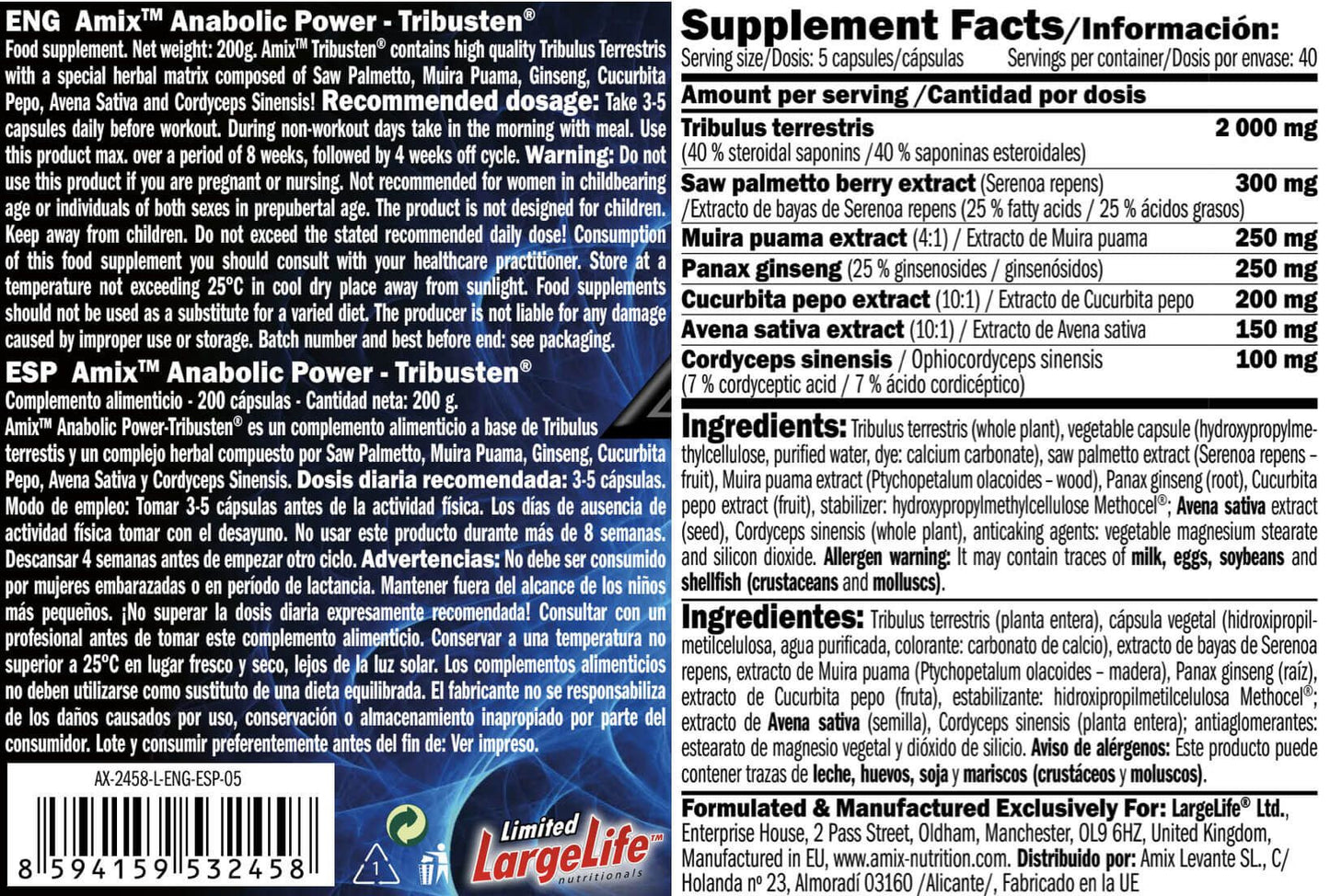 Anabolic Power Tribusten 200 Caps_5