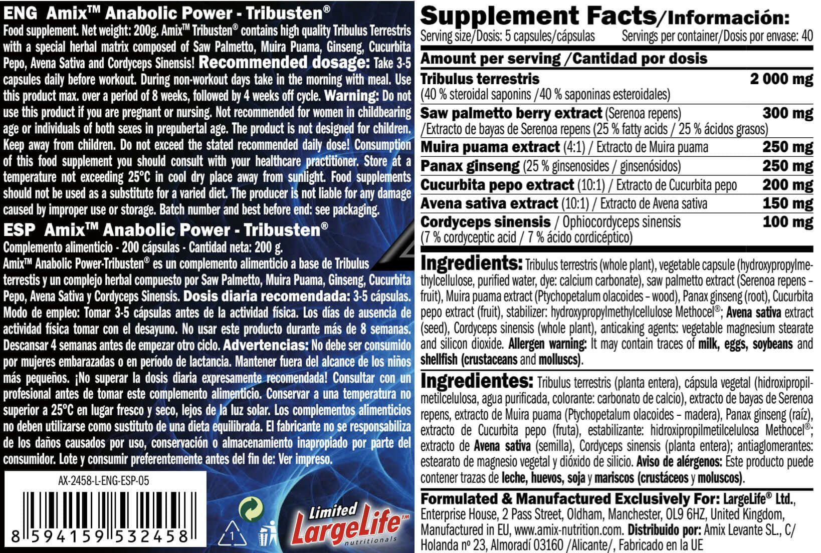 Anabolic Power Tribusten 200 Caps_5