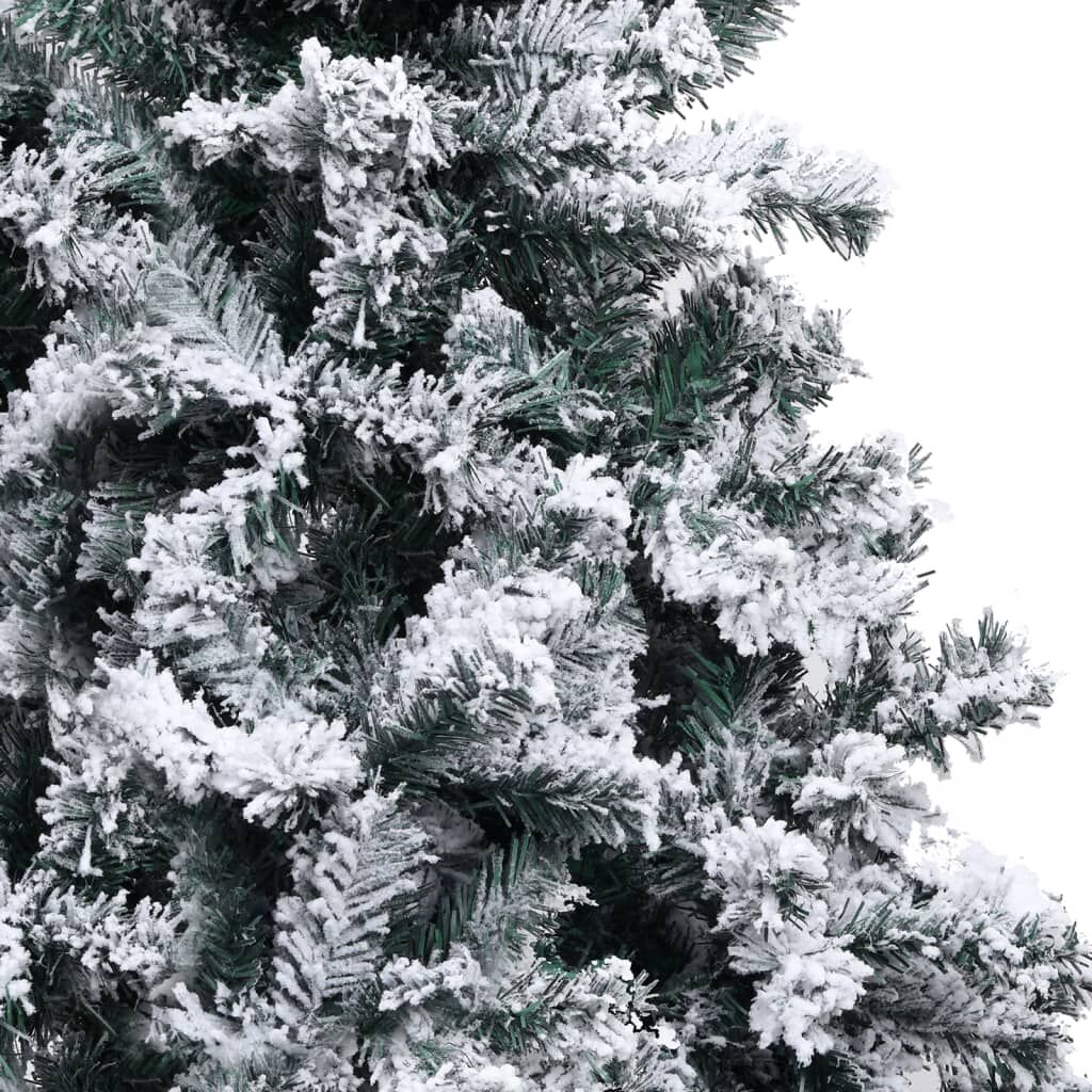 Vidaxl Árbol De Navidad Artificial Con Nieve Pvc Verde 300 Cm_3