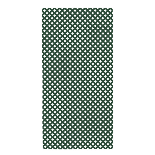 Celosía Pvc 18mm Verde - Decoración Y Separación De Ambientes - 1x2 M - Color - 1 Unidad_0